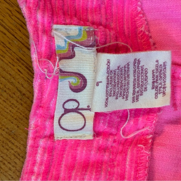 OP Neon Pink Corduroy Women Shorts - Picture 5 of 5